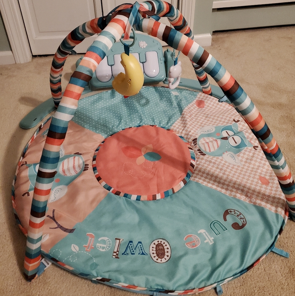 Tapiona Large Baby Play Gym, Kick and Play Piano Infant Activity Mat